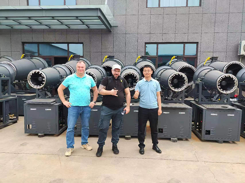 霧炮機(jī)廠家客戶驗(yàn)廠